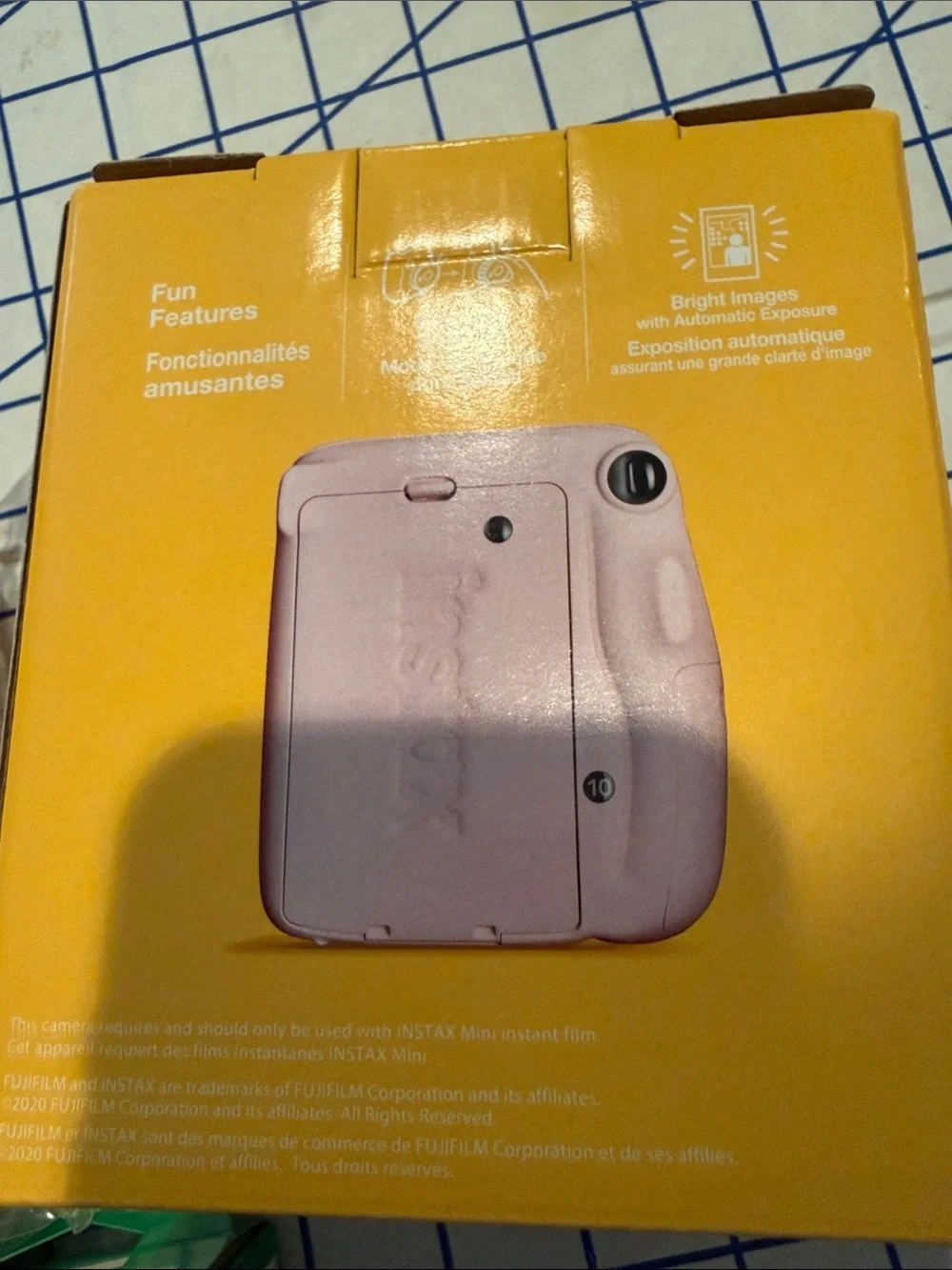 Fujifilm instax mini 11 Blush Pink Instant Camera with Pink Case and Film